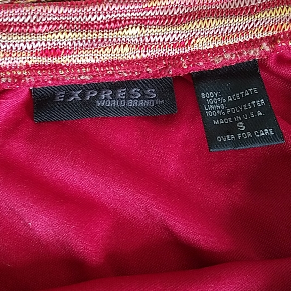 Express Red Skirt - Picture 3 of 7